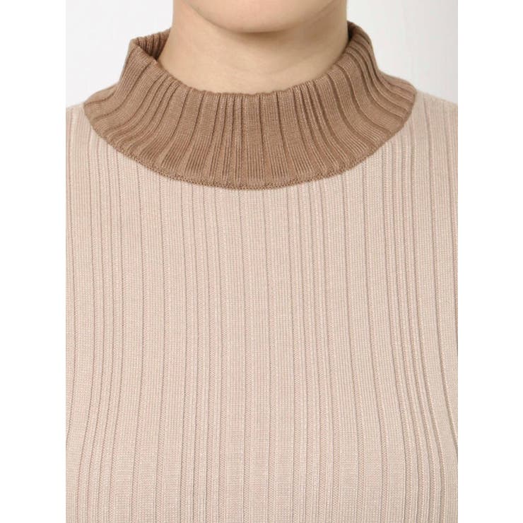 NEVERLOOKBACK ニットタイトワンピース[品番：MKSW0042457