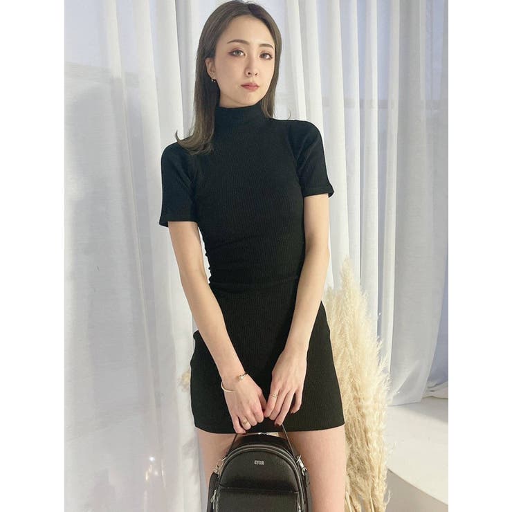 極美品】PAULE KA ウエストリボンワンピース499 ワンピース