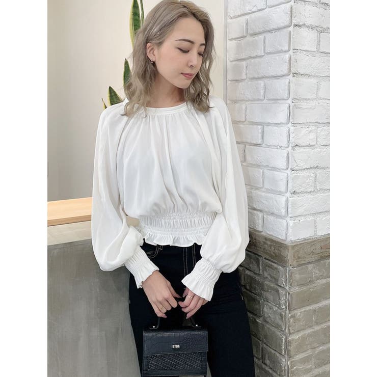 GYDA - 新品★GYDA★ショルダーオープンデザインブラウス ショルダーオープンデザインブラウス[品番：MKSW0042995]｜GYDA