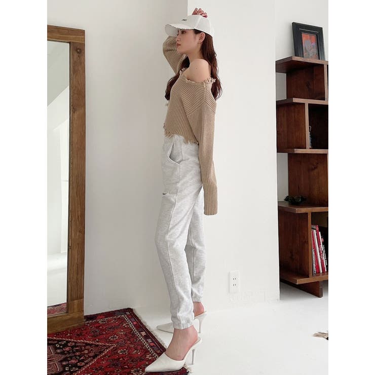 ダブルクラッシュスウェットパンツ 品番 Mksw Gyda ジェイダ のレディースファッション通販 Shoplist ショップリスト