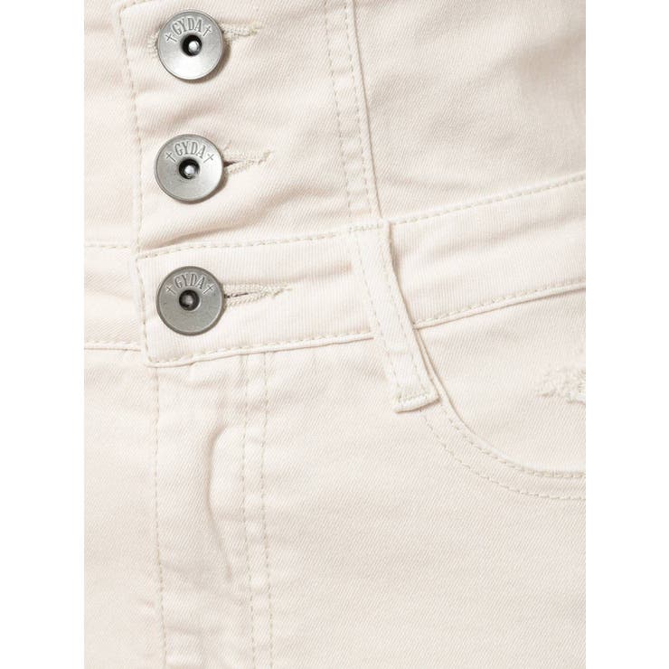 GYDA H/W ボタンスカートライクデニムショートパンツ H/Wボタンスカートライクデニムショートパンツ[品番