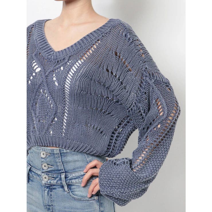 2WAYブリーチニット TOPS[品番：MKSW0043030]｜GYDA（ジェイダ
