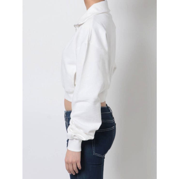 ハーフZIPショートスウェットTOPS[品番：MKSW0043806]｜GYDA（ジェイダ