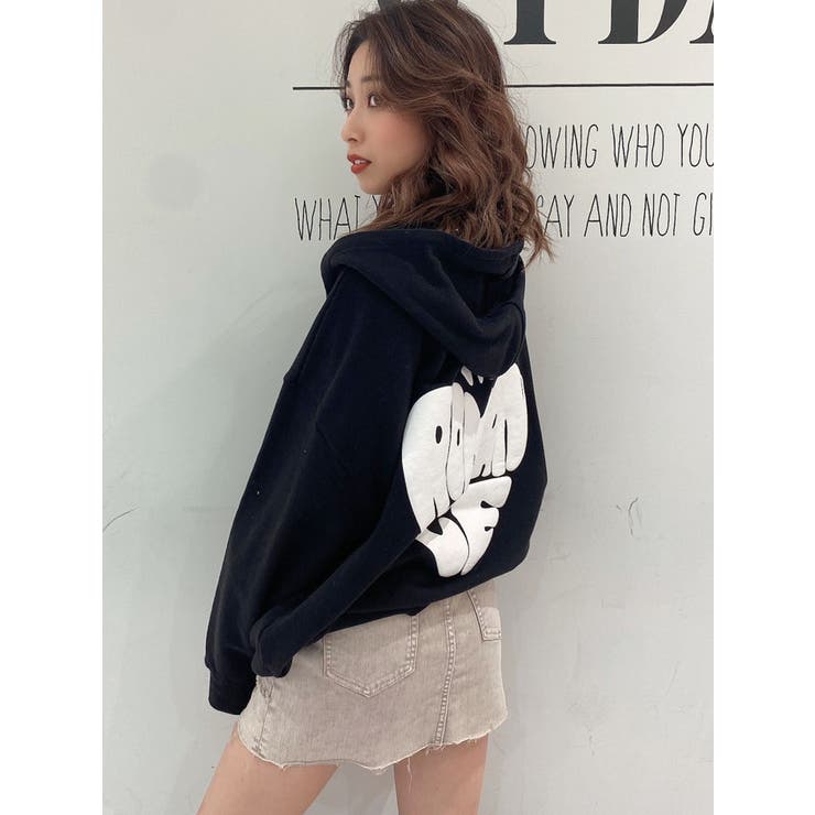 ROMANCE ZIP UP BIG パーカー[品番：MKSW0042420]｜GYDA（ジェイダ）の