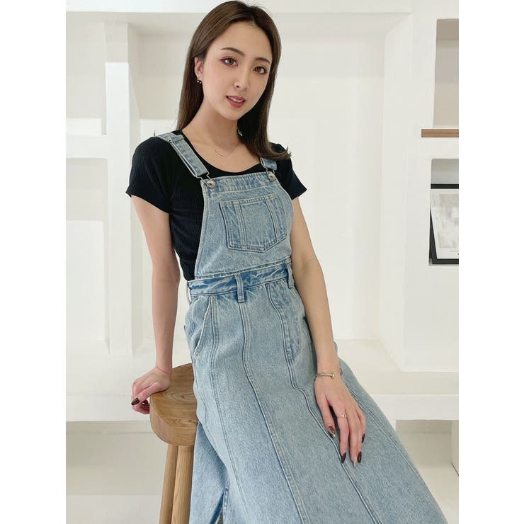 2WAYデニムサロペットスカート[品番：MKSW0043477]｜GYDA