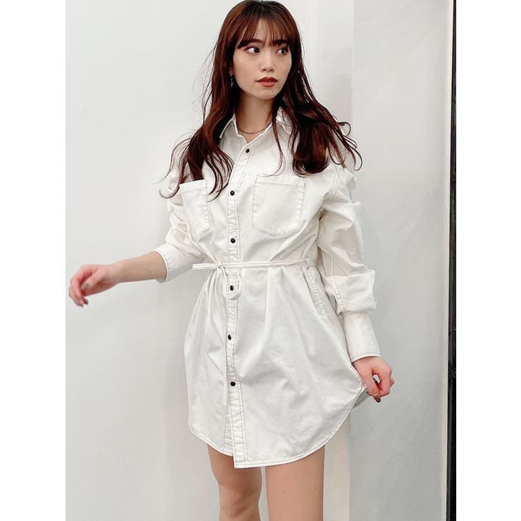 ウエストマークBIGデニムシャツ[品番：MKSW0043483]｜GYDA（ジェイダ）のレディースファッション通販｜SHOPLIST（ショップリスト）