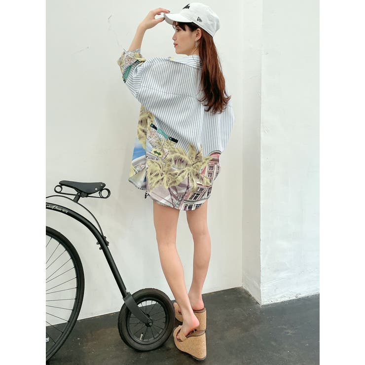 SETUP着用可】COAST PATTERN BIG シャツ[品番：MKSW0043486]｜GYDA  