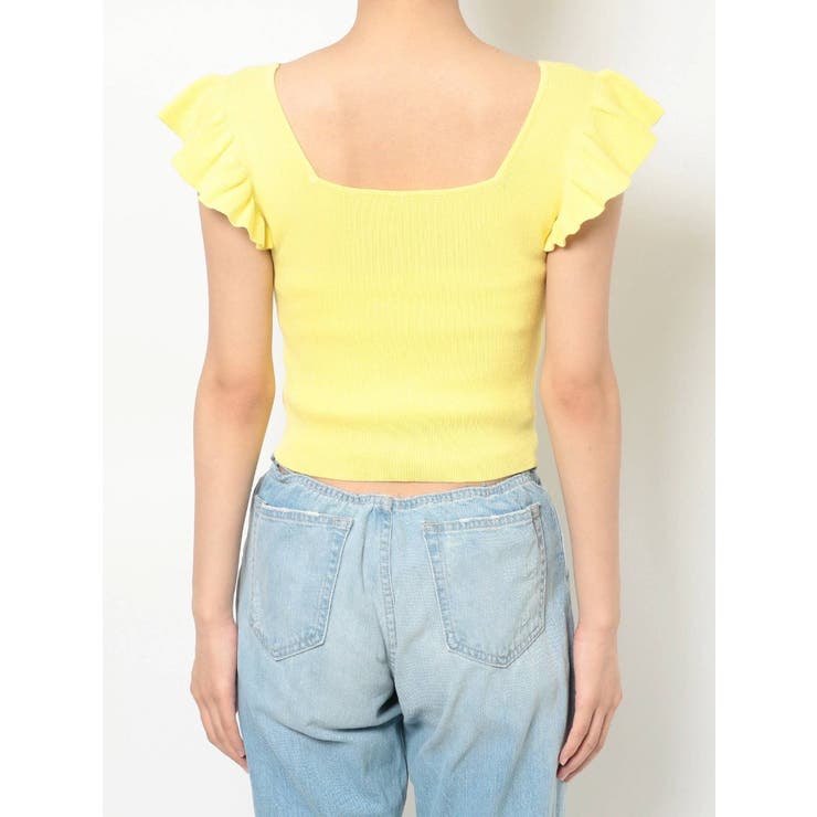 フリル2WAY ニット トップス[品番：MKSW0043522]｜GYDA