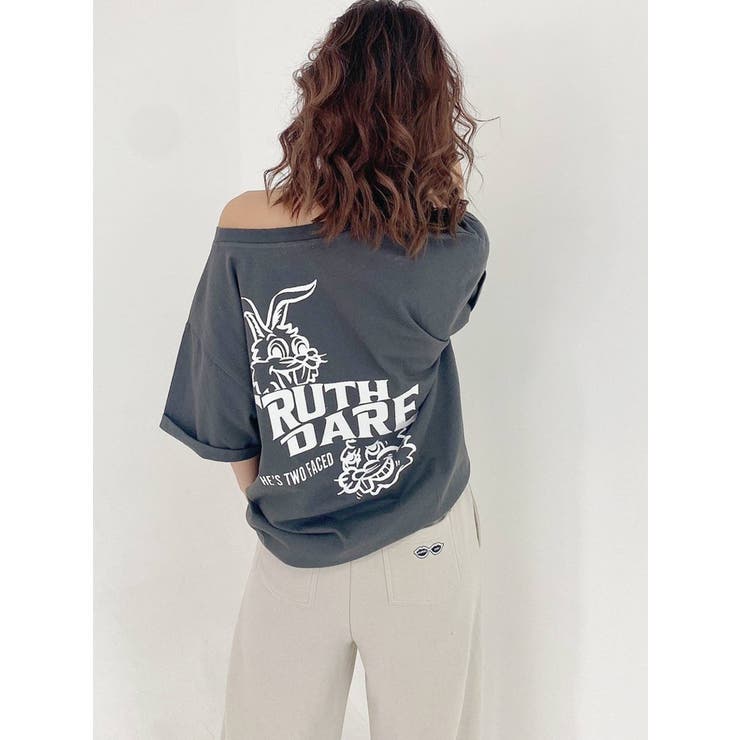TRUTH/DARE BUNNY ポケットTシャツ[品番：MKSW0043952]｜GYDA