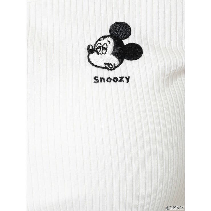 MICKEY MOUSE/FACE EMBROIDERY テレコTシャツ | GYDA | 詳細画像38 