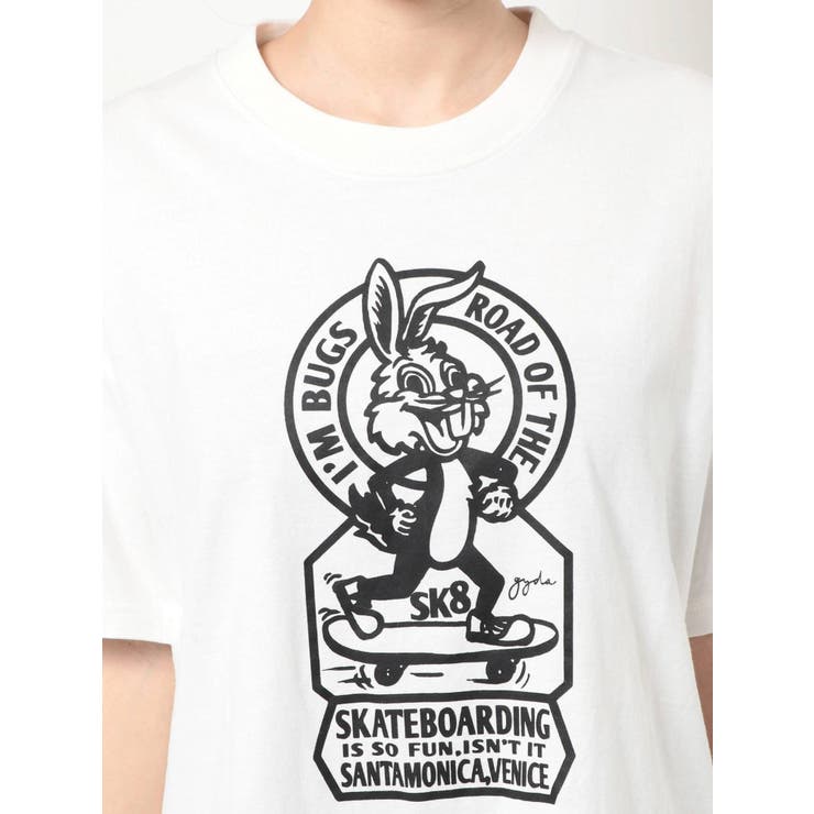 WEB限定】SK8BUNNY BIG Tシャツ[品番：MKSW0043575]｜GYDA