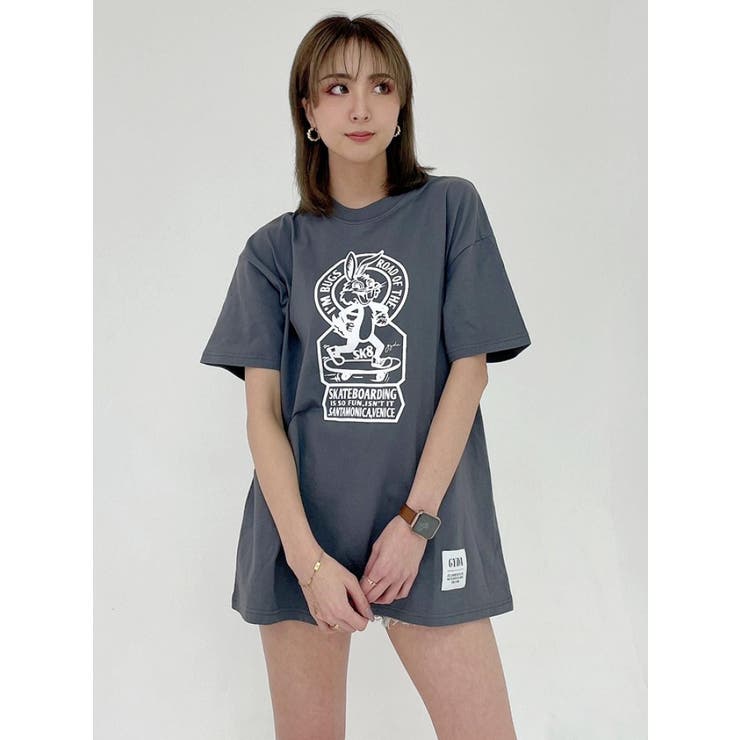 WEB限定】SK8BUNNY BIG Tシャツ[品番：MKSW0043575]｜GYDA