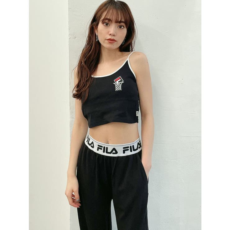 【オフホワイト】GYDA×FILA  BASKETBALLバイカラービスチェ[品番：MKSW0043563]｜GYDA（ジェイダ）のレディースファッション通販｜SHOPLIST（ショップリスト）