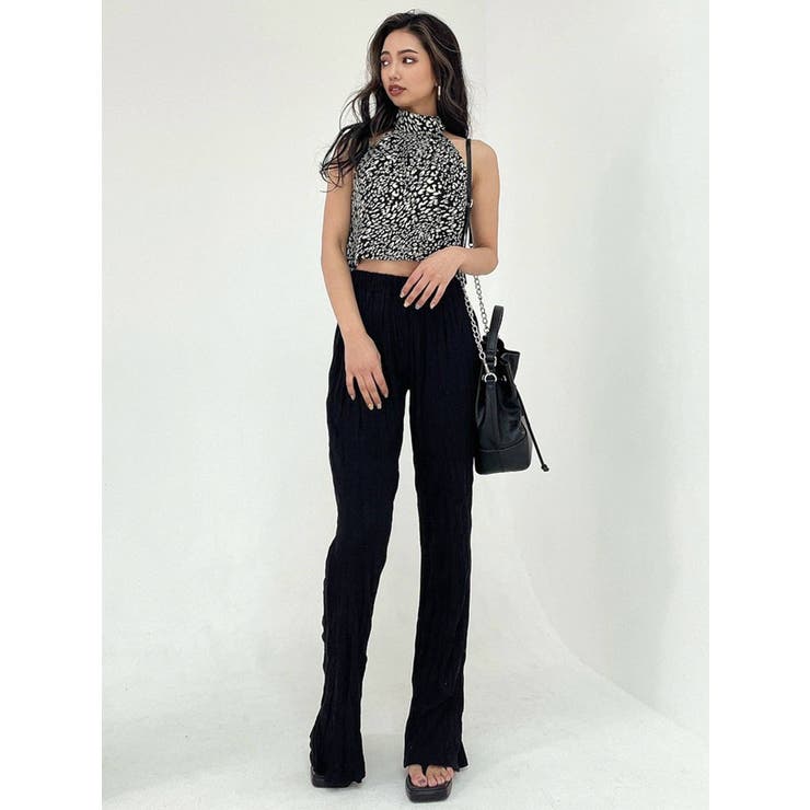 LEOPARD PATTERN アメスリブラウス[品番：MKSW0045176]｜GYDA