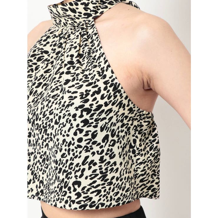 LEOPARD PATTERN アメスリブラウス[品番：MKSW0045176]｜GYDA