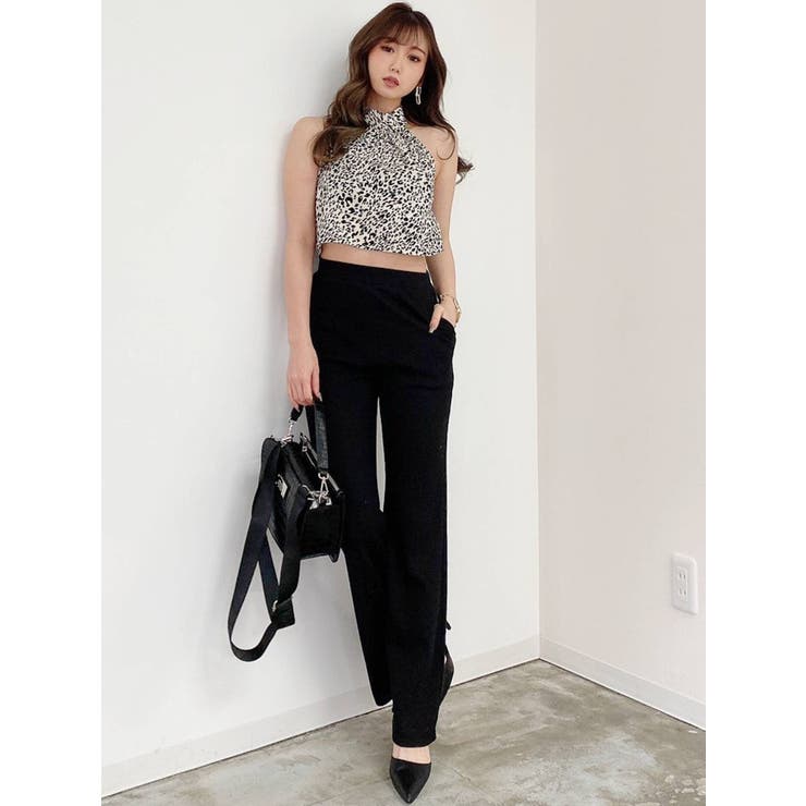 LEOPARD PATTERN アメスリブラウス[品番：MKSW0045176]｜GYDA