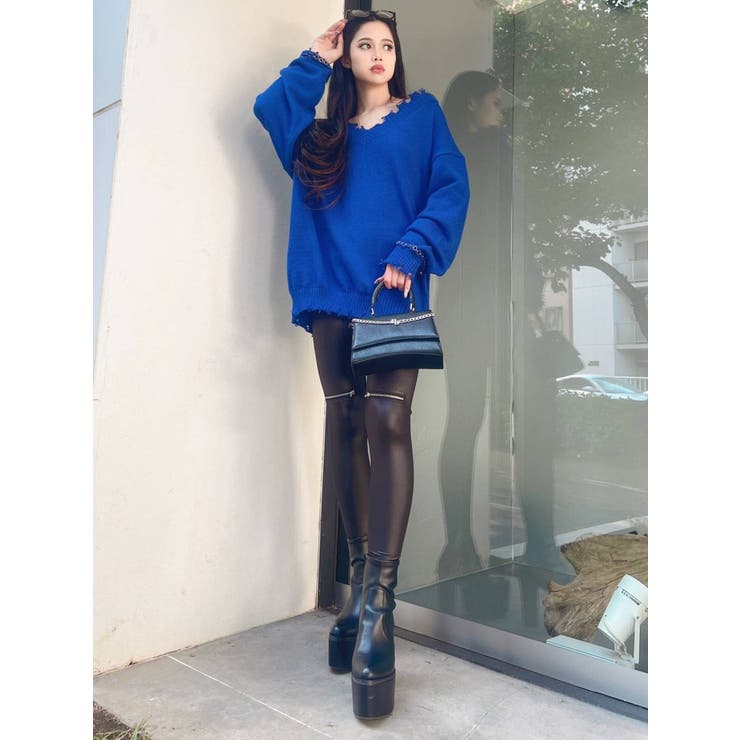 H/W KNEE ZIPレギンス[品番：MKSW0045894]｜GYDA（ジェイダ）の