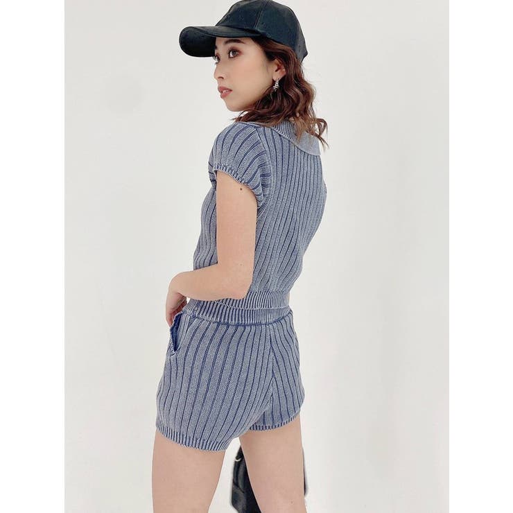 JIEDA ジエダ　ニットショートパンツ シャギーニットショートパンツ【SETUP着用可】[品番