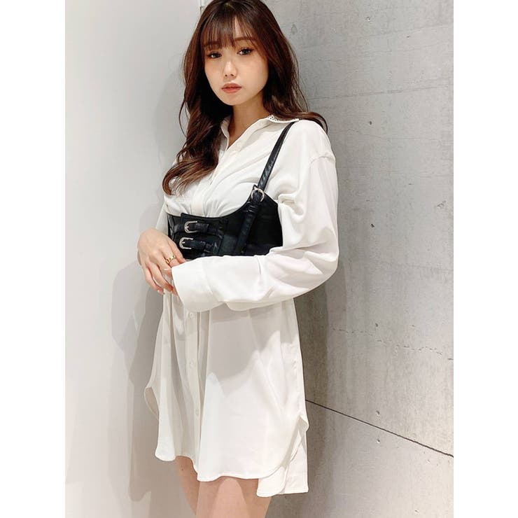 フェイクレザー ベルトデザインハーネス[品番：MKSW0045954]｜GYDA