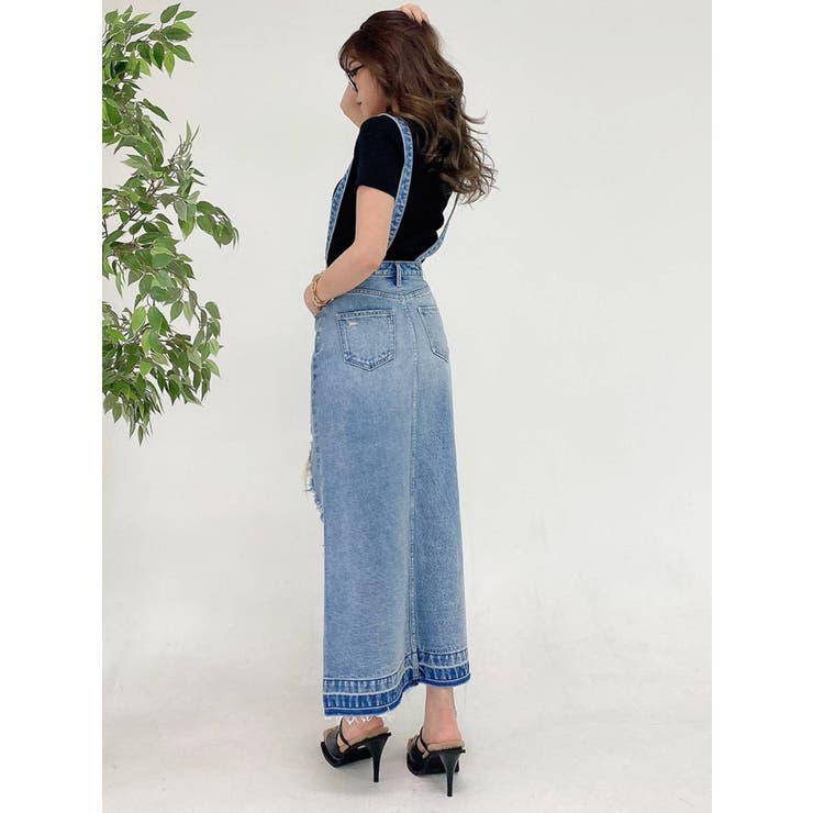 2WAY BACKロングデニムスカート[品番：MKSW0044849]｜GYDA（ジェイダ  