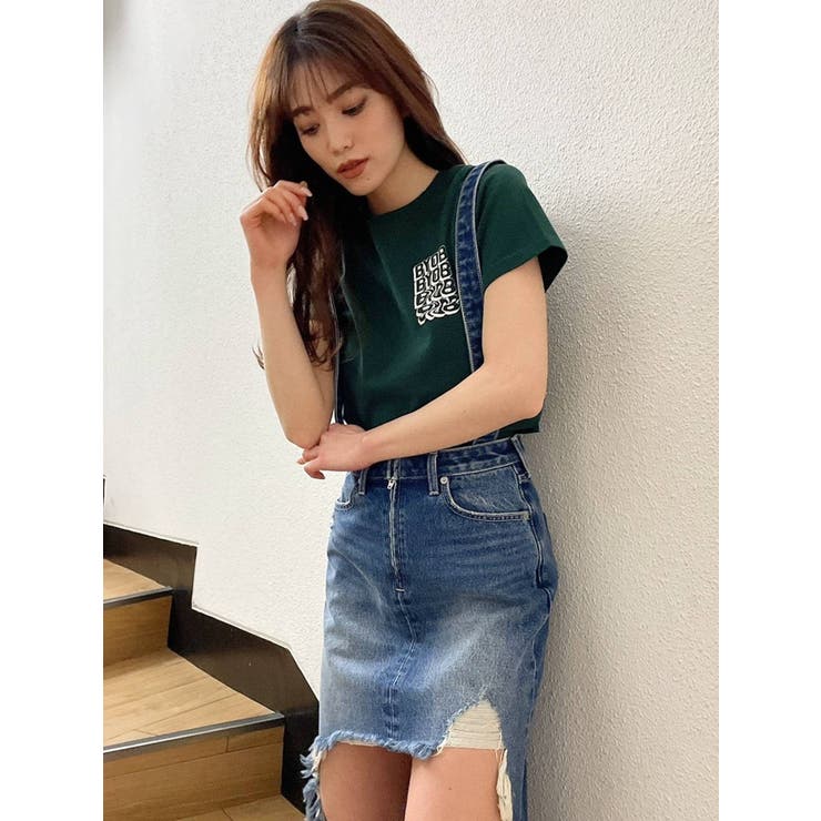 BYOBタイトショートTシャツ[品番：MKSW0044861]｜GYDA（ジェイダ