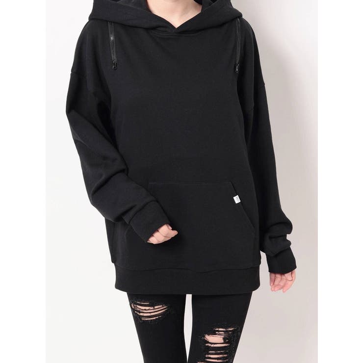 2WAYファスナーOPEN スウェットパーカー[品番：MKSW0045909