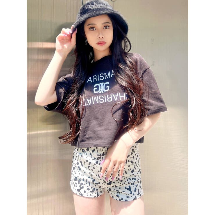 ★Golden ★ディストレスドトリートメントスウェットシャツ OMNIGOD womens / オムニゴッド] 5.5ozデニム スタンドカラー