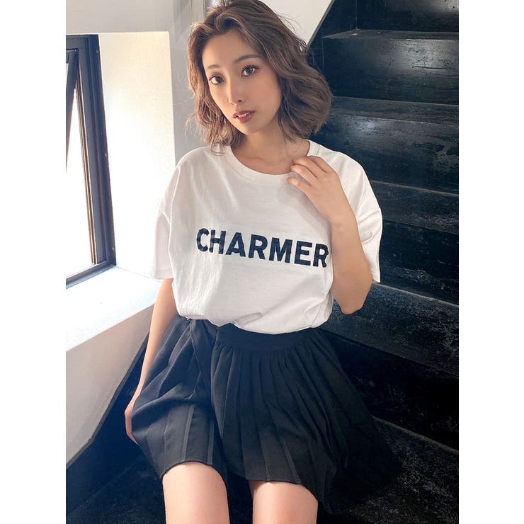 CHARMERスタッズBIG Tシャツ[品番：MKSW0045223]｜GYDA
