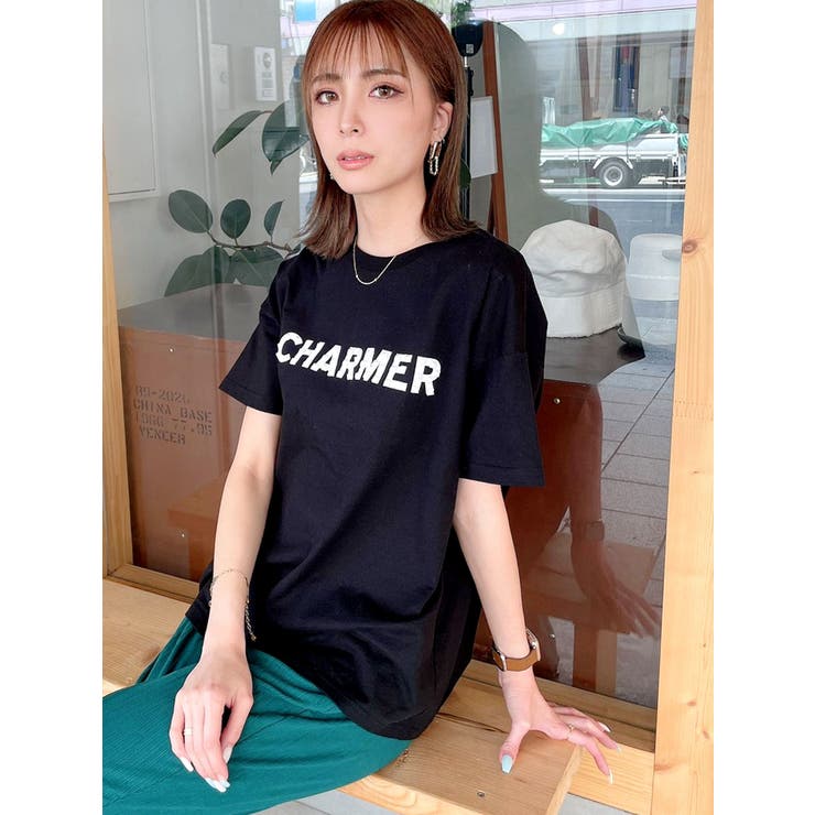 CHARMERスタッズBIG  Tシャツ[品番：MKSW0045223]｜GYDA（ジェイダ）のレディースファッション通販｜SHOPLIST（ショップリスト）