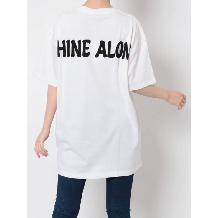 SHINE ALONE BIG Tシャツ[品番：MKSW0044877]｜GYDA（ジェイダ