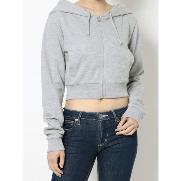 GYDA - GYDA ニットパーカー GYDA ニットショートZIP UPパーカー[品番：MKSW0065756]｜GYDA