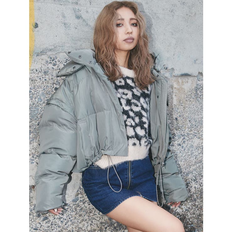 2WAYスリーブ ショートダウンコート[品番：MKSW0046876]｜GYDA