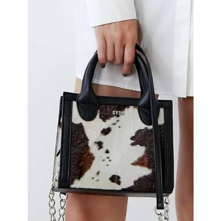 GYDA ジェイダ ハラコライクlittle BOX BAG ショルダー バッグ
