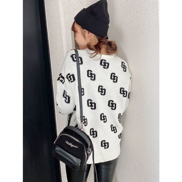 GG PATTERN ニットトップス[品番：MKSW0046443]｜GYDA（ジェイダ