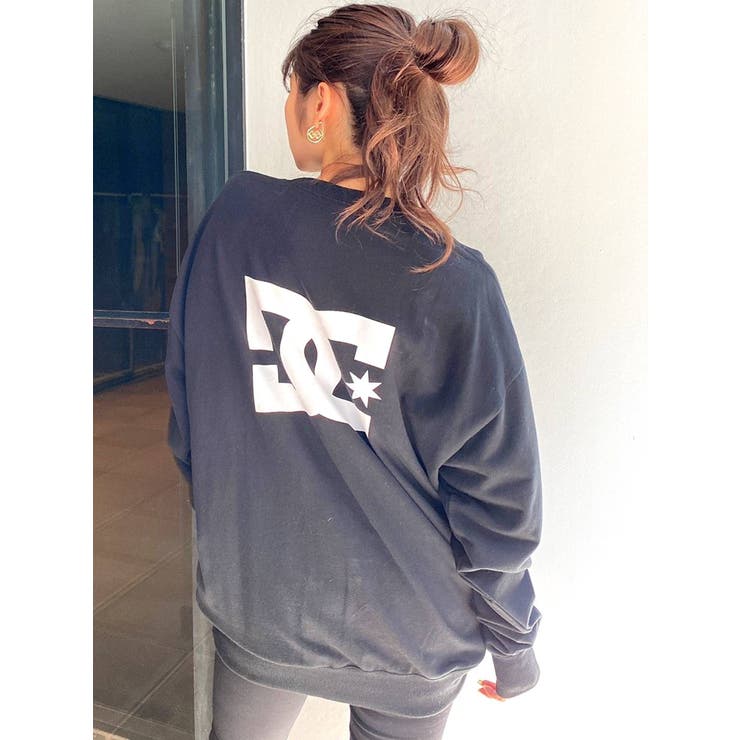 GYDA gyda DC スウェットTOPS GYDA×DCサイドGG STAR LOGOラインスウェットトップス[品番