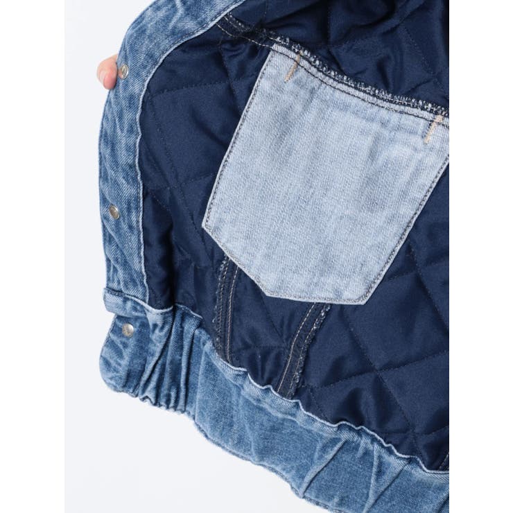 セットアップ着用可】ボアCOLLAR QUILTINGショートGジャン[品番