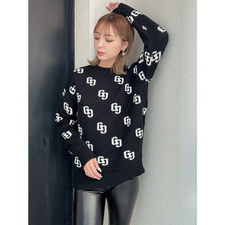 GG PATTERN ニットトップス[品番：MKSW0049240]｜GYDA（ジェイダ