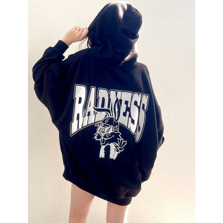 RADNESS BUNNYアームリブ BIGパーカー[品番：MKSW0049471]｜GYDA（ジェイダ）｜レディース｜Shoplist