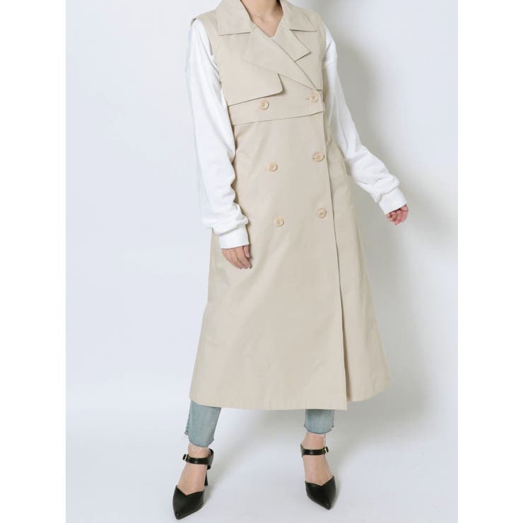 3WAY mix material トレンチコート[品番：MKSW0049426]｜GYDA