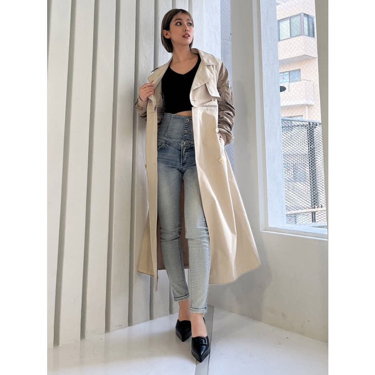 3WAY mix material トレンチコート[品番：MKSW0049426]｜GYDA
