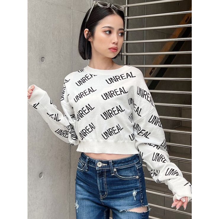 UNREAL PATTERN ニットトップス[品番：MKSW0049402]｜GYDA