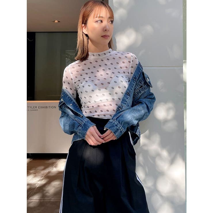 GG PATTERN SHEER トップス[品番：MKSW0049505]｜GYDA（ジェイダ