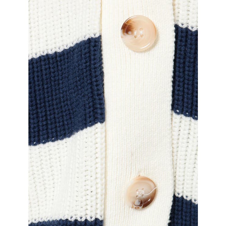 ボーダー LOOSEニットカーディガン | GYDA | 詳細画像39 
