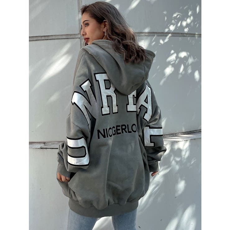 ベージュ | UNREAL NICGERLOUS ZIPUP パーカー | GYDA