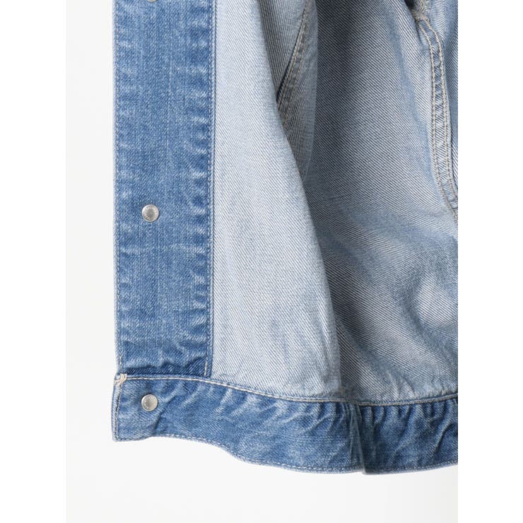 BACK LONGリヨセルダメージGジャン | GYDA | 詳細画像18 