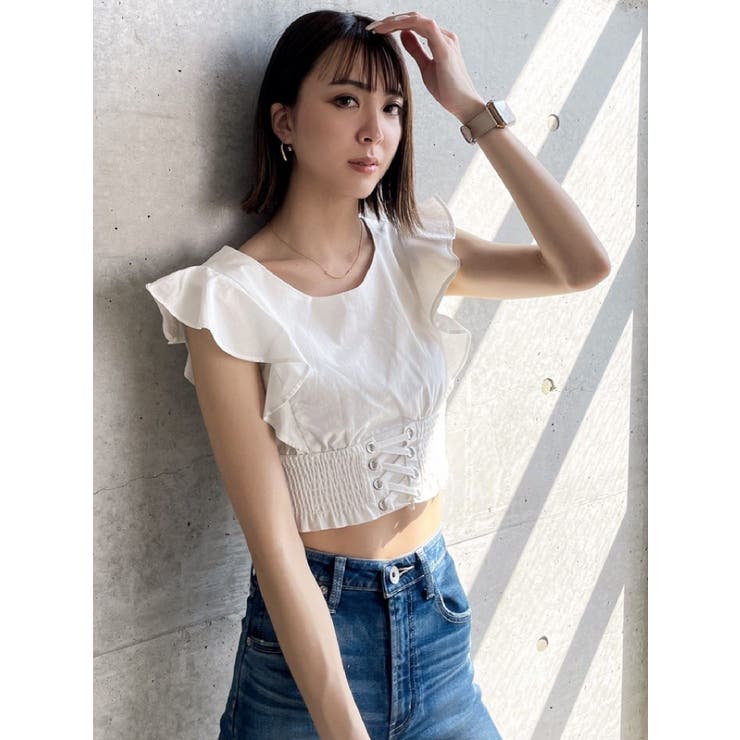 マクラメキャミソール｜AZUL BY MOUSSY（アズールバイマウジー