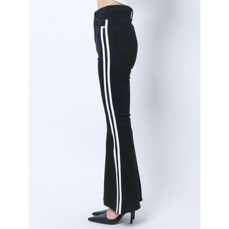 ハイウエスト2ラインフレアカラーパンツ | GYDA | 詳細画像33 