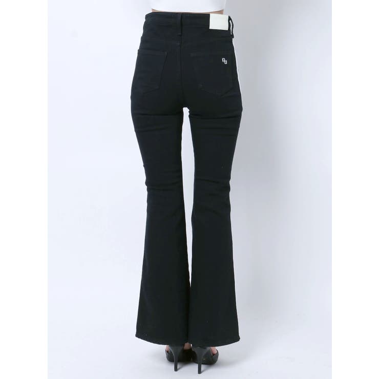 ハイウエスト2ラインフレアカラーパンツ | GYDA | 詳細画像34 