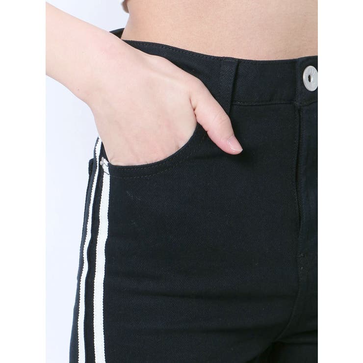 ハイウエスト2ラインフレアカラーパンツ | GYDA | 詳細画像37 