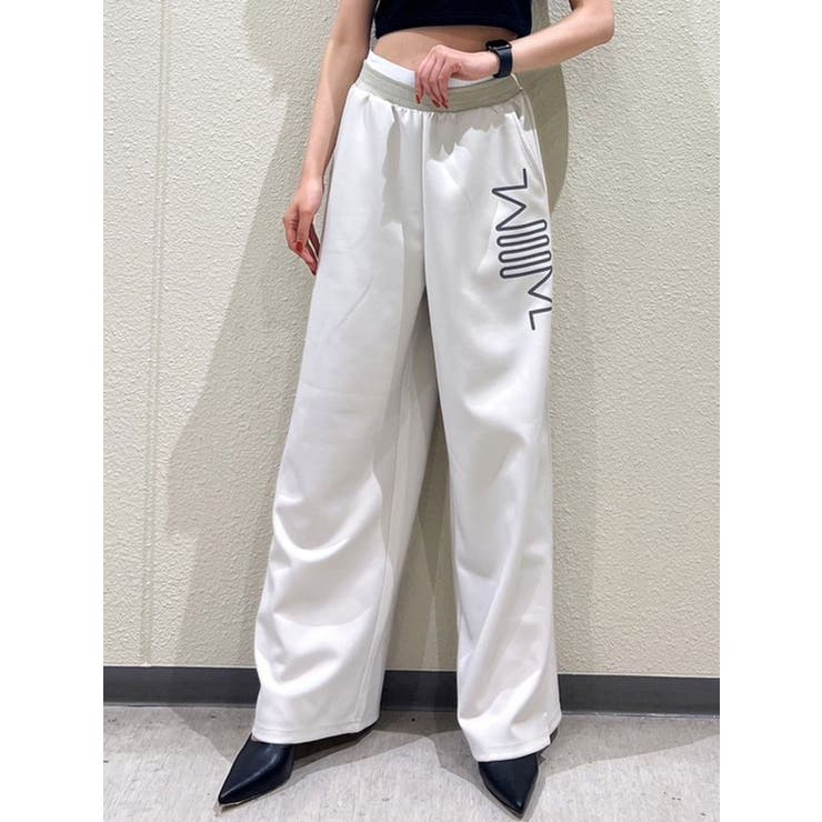 アイボリー | 【みちょぱコラボ】LAYEREDデザインワイドパンツ | GYDA